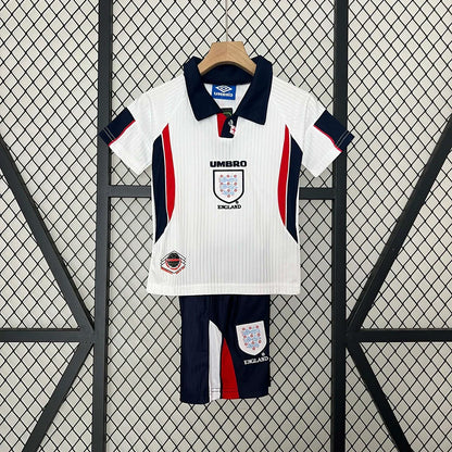 Maillot rétro Angleterre domicile 1998, taille enfant