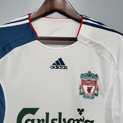 Maillot extérieur rétro à manches longues de Liverpool 2006-2007