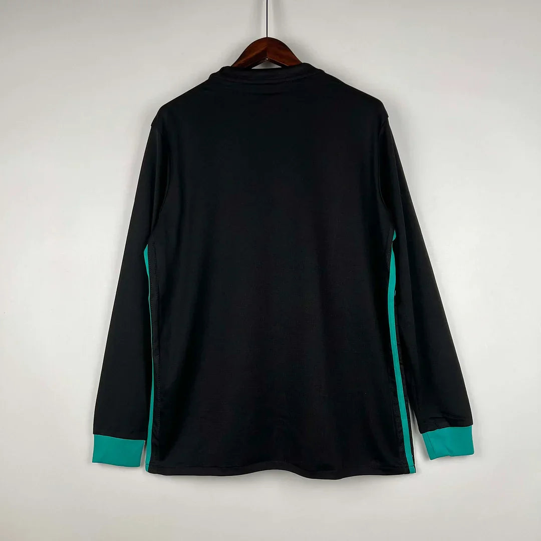 2017/2018 Retro Real Madrid Visitante Manga Larga