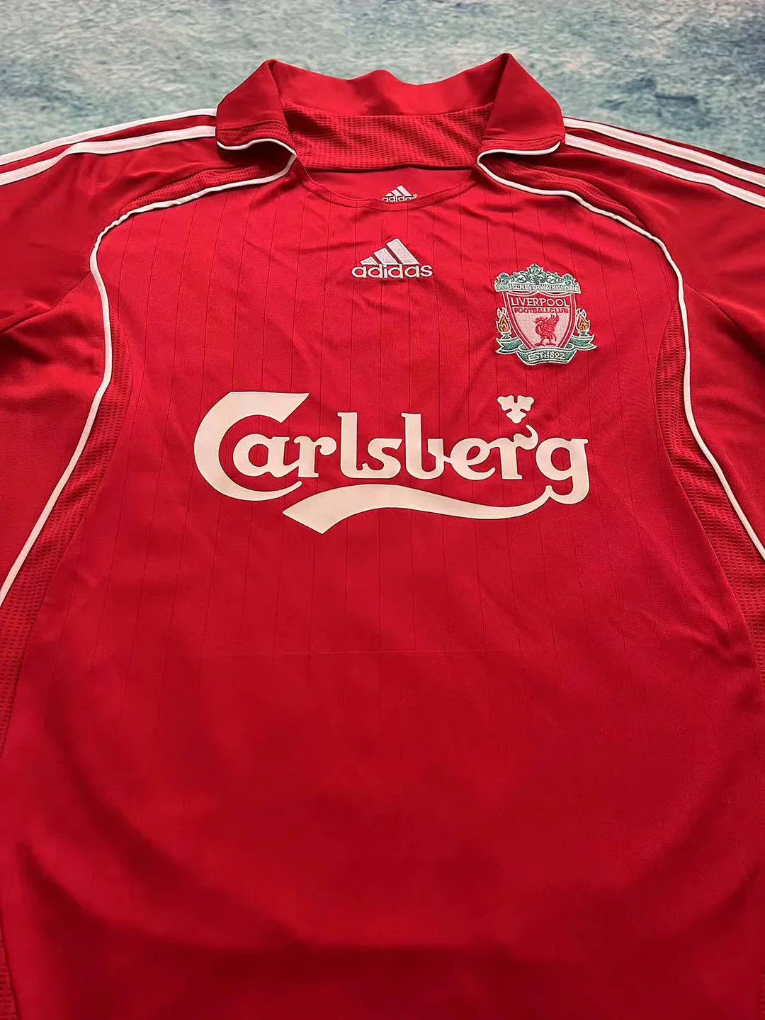 Maillot rétro Liverpool Domicile Manches Longues 2006-2007