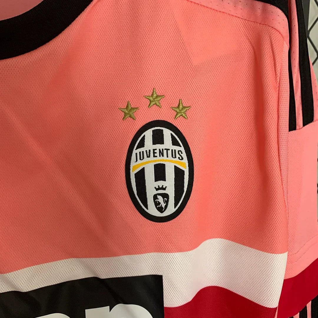 2015-2016 Juventus Retro Visitante Manga Larga