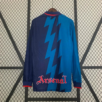 Maillot extérieur rétro Arsenal 1995-1996 à manches longues