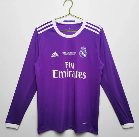 Maillot extérieur à manches longues rétro Real Madrid 2016-2017