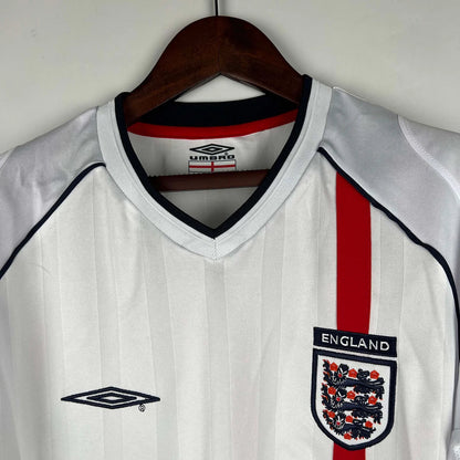 Maillot rétro Angleterre domicile à manches longues 2002