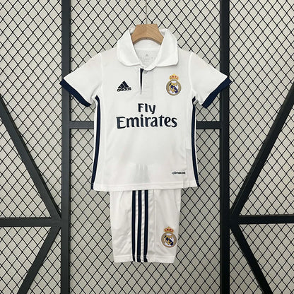 Maillot rétro domicile Real Madrid 2016/2017 pour enfant