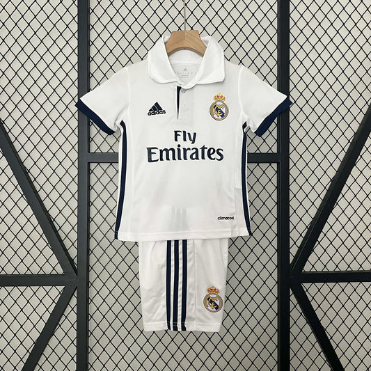 Maillot rétro domicile Real Madrid 2016/2017 pour enfant
