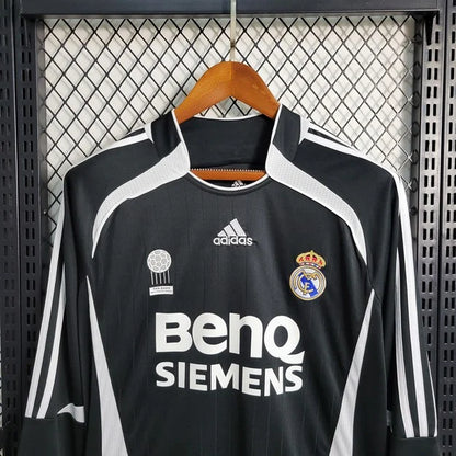 2006/2007 Retro Real Madrid Visitante Manga Larga