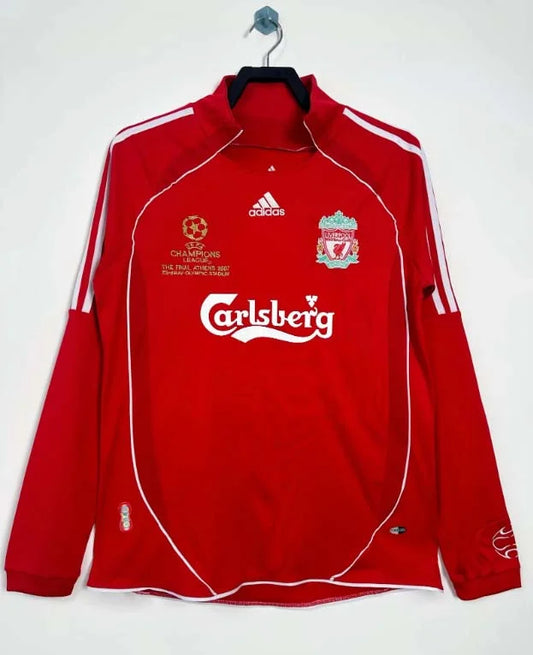 Maillot rétro Liverpool Domicile Manches Longues 2006/2007