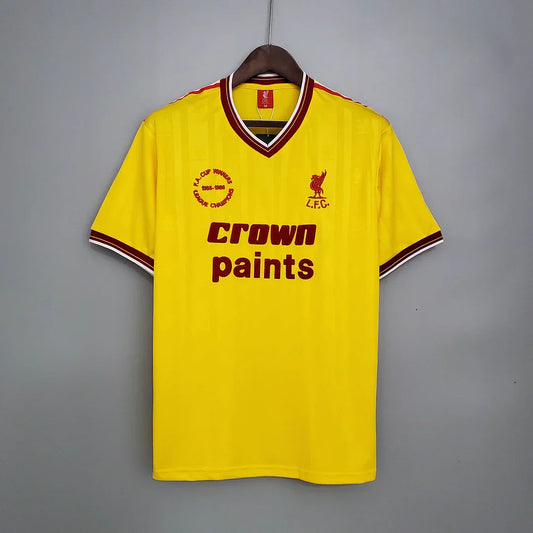 Liverpool Away 1985/1986 Vainqueur de la FA Cup et Champion de la Ligue Rétro