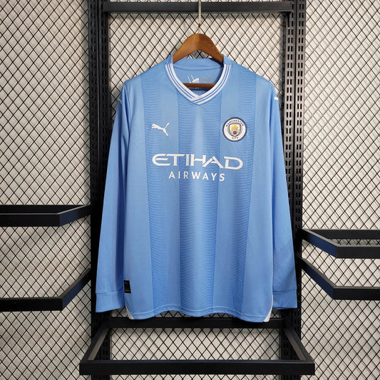2023/2024 Manchester City Manga Larga Local Kit
