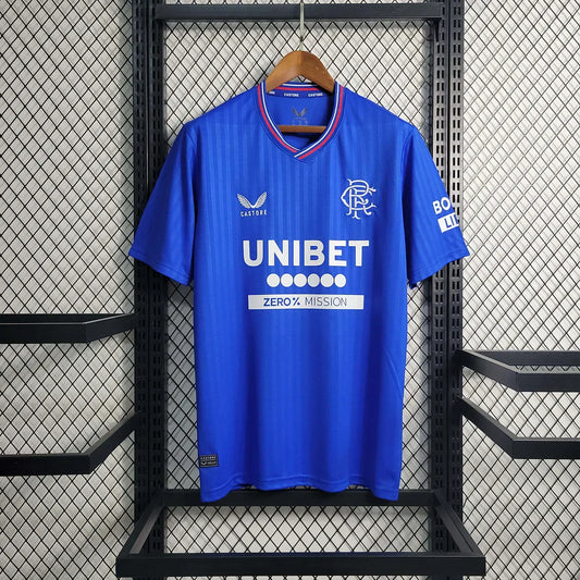 Maillot domicile des Rangers 2023/2024, taille enfant