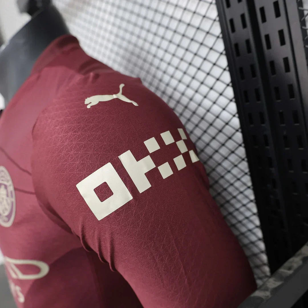 2024/2025 Manchester City Alternativa Visitante Manga Larga