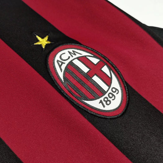 Maillot domicile rétro de l'AC Milan 2008-2009