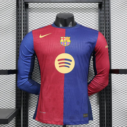 2024/2025 Barcelona Local Kit Manga Larga
