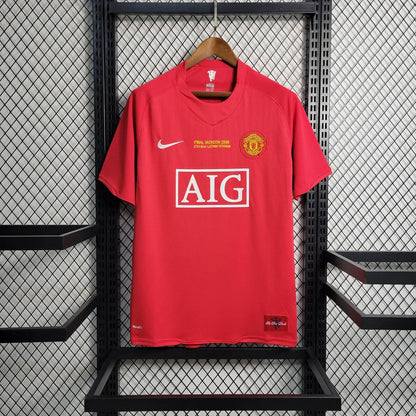Maillot rétro domicile de Manchester United Ligue des champions 2007/2008