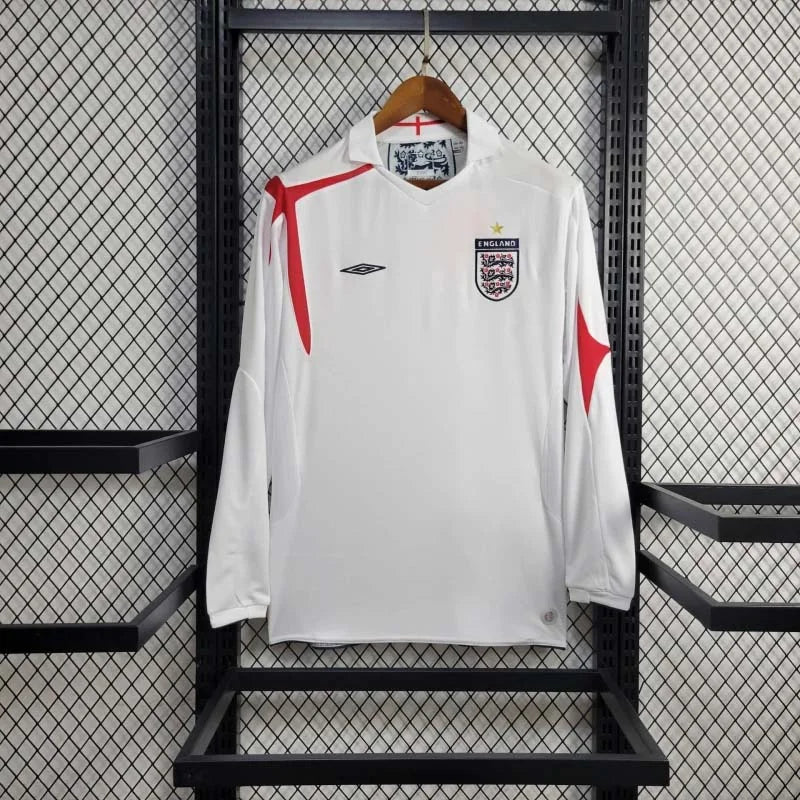 Maillot rétro Angleterre domicile à manches longues 2006