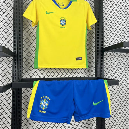 Maillot domicile Brésil 2025 taille enfant