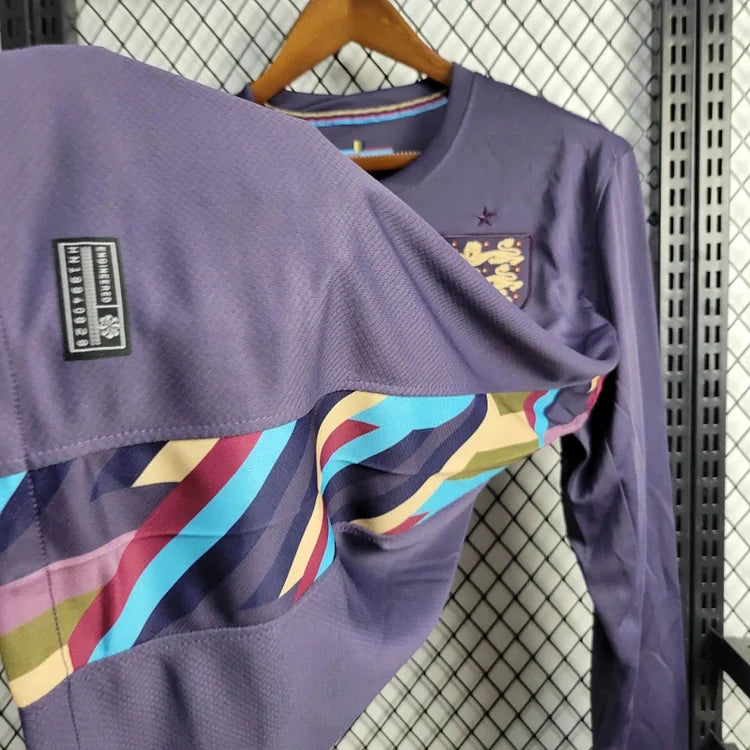 2024 England Visitante Manga Larga