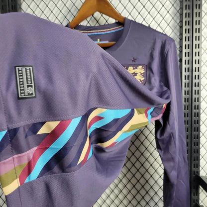 2024 England Visitante Manga Larga