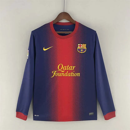 2012-2013 Retro Barcelona Local Long sleeve