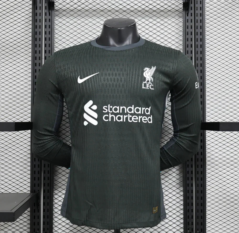 Liverpool 2024/2025 Visitante Kit Manga Larga