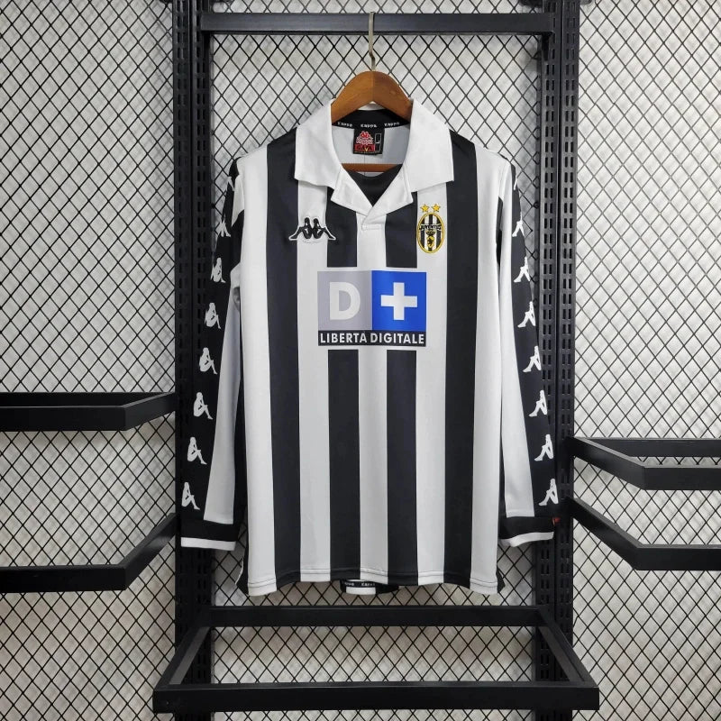 Maillot rétro Juventus Domicile Manches Longues 1999-2000