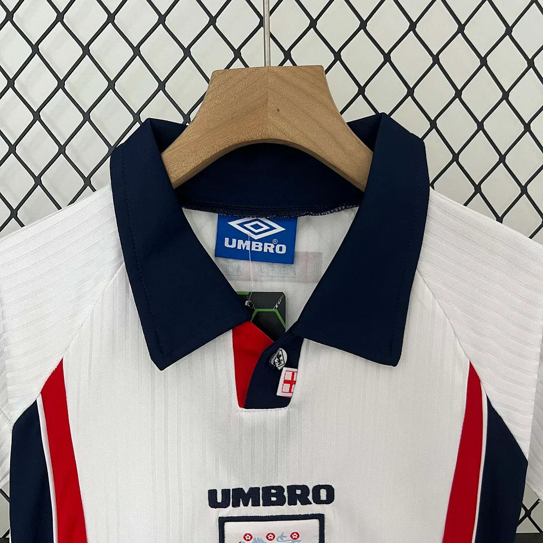 Maillot rétro Angleterre domicile 1998, taille enfant