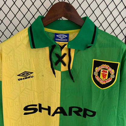 Maillot rétro à manches longues Manchester United extérieur 1992/1994