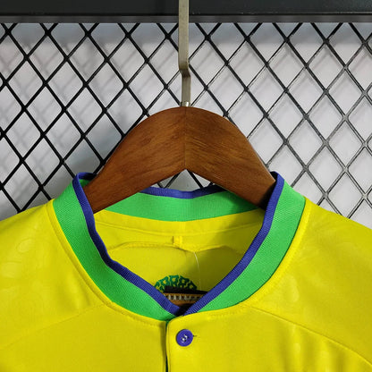 Maillot domicile enfant Coupe du monde Brésil 2022, taille