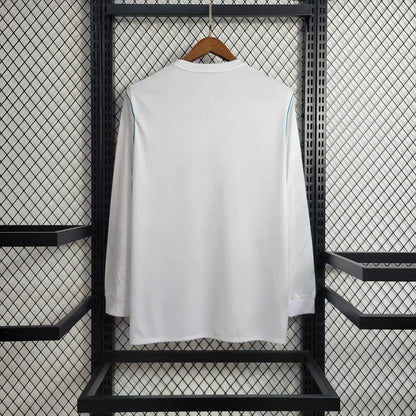 Maillot rétro domicile à manches longues du Real Madrid 2017-2018