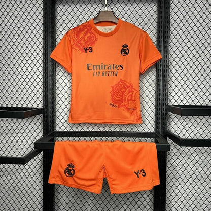 Real Madrid x Y3 2024/2025 4th Kit Orange Talla Niño