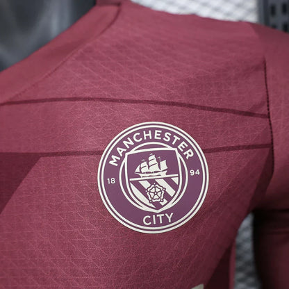 2024/2025 Manchester City Alternativa Visitante Manga Larga