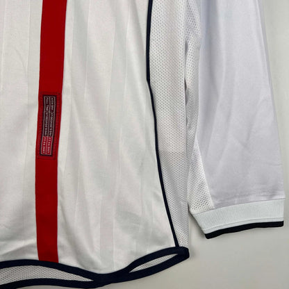 Maillot rétro Angleterre domicile à manches longues 2002