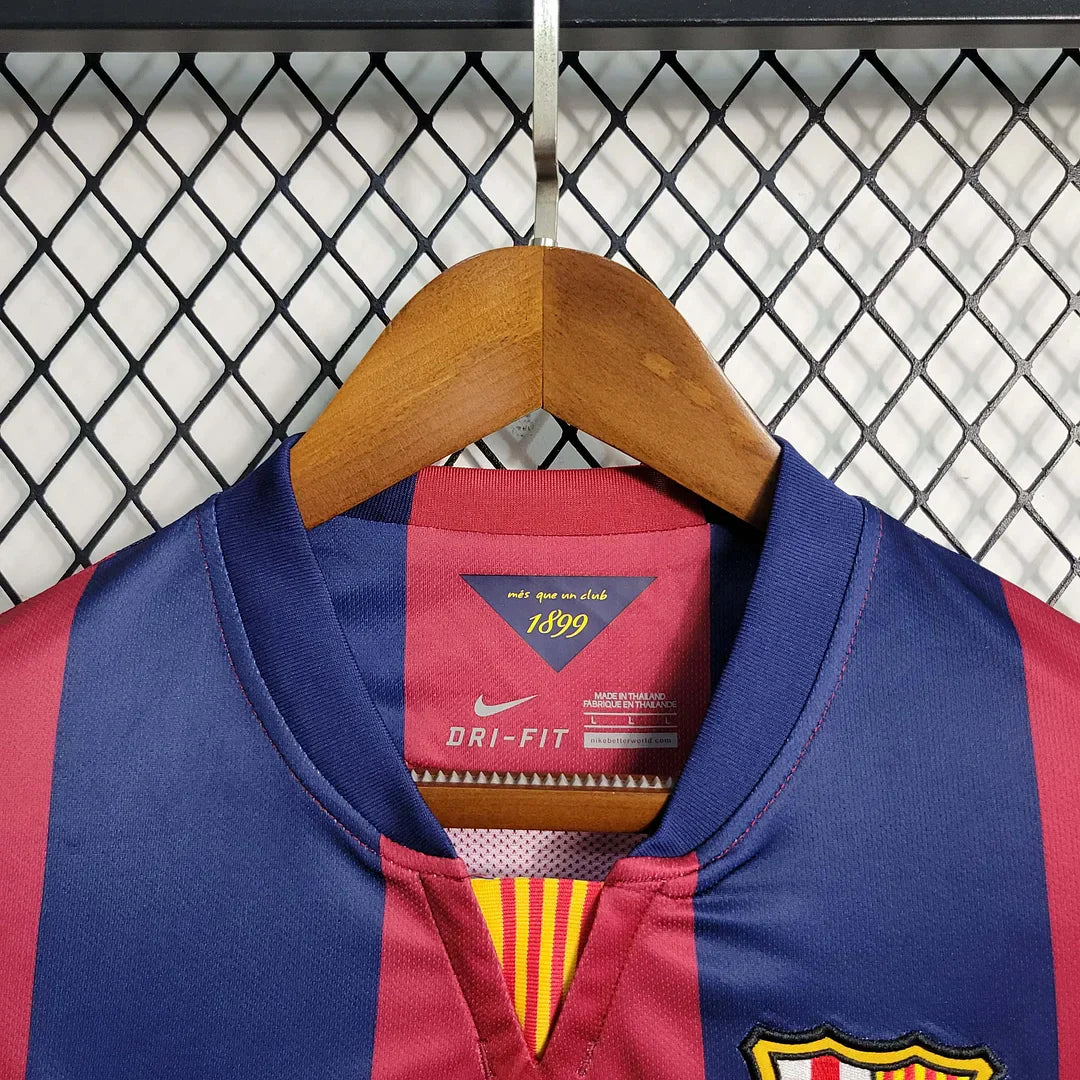 2014-2015 Retro Barcelona Local Long sleeve