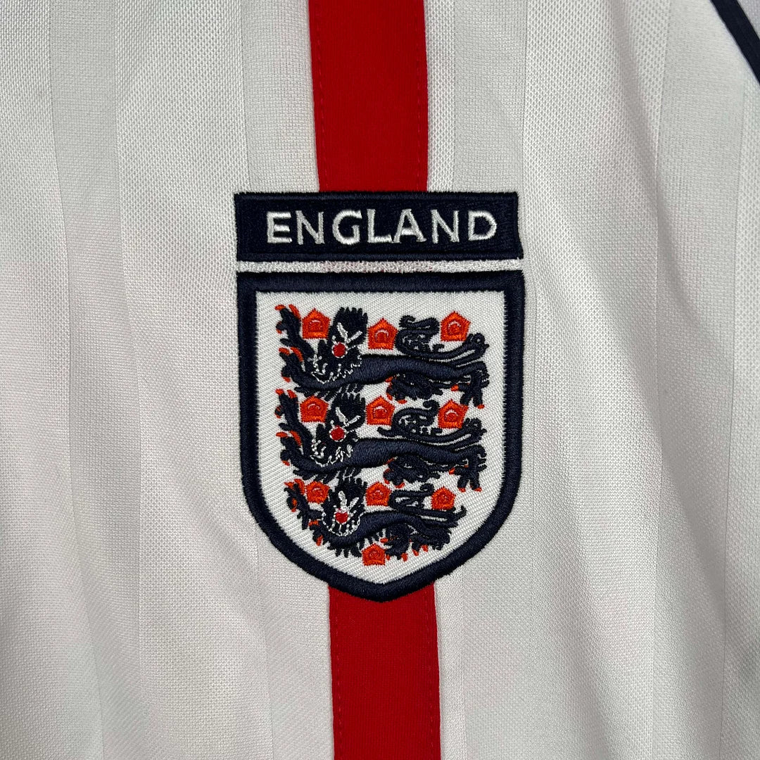 Maillot rétro Angleterre domicile à manches longues 2002