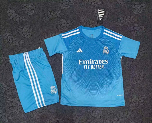 Maillot de gardien de but Real Madrid 2025/2026 taille enfant