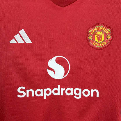 Maillot domicile Manchester United 2025/2026 taille enfant