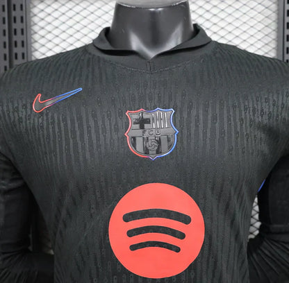 Barcelona 2024/2025 Visitante Kit Manga Larga