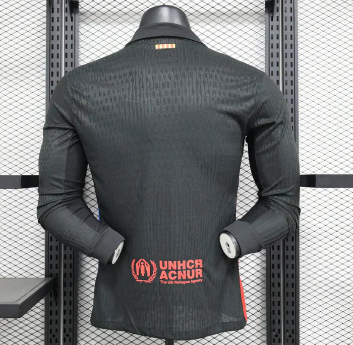 Barcelona 2024/2025 Visitante Kit Manga Larga