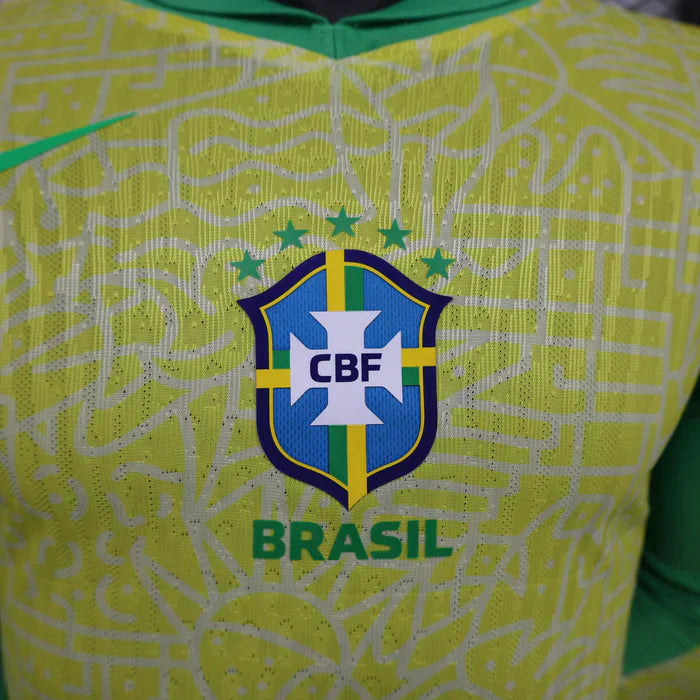 Brasil 2024/2025 Local Kit Manga Larga