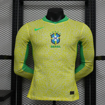 Brasil 2024/2025 Local Kit Manga Larga