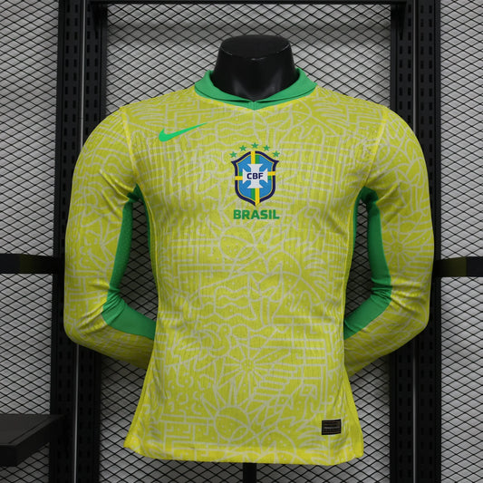 Brasil 2024/2025 Local Kit Manga Larga