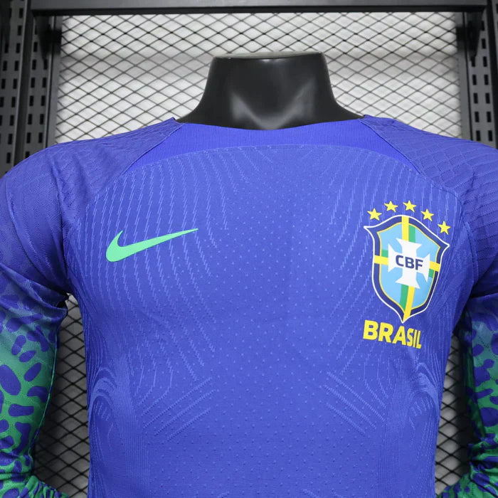 Brasil 2023/2024 Visitante Kit Manga Larga