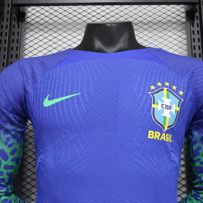 Brasil 2023/2024 Visitante Kit Manga Larga