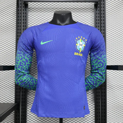 Brasil 2023/2024 Visitante Kit Manga Larga