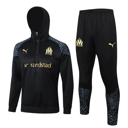 Olympique de Marseille Black and Gold Chándal