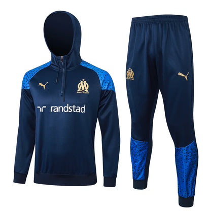 Survêtement Olympique de Marseille bleu foncé et doré