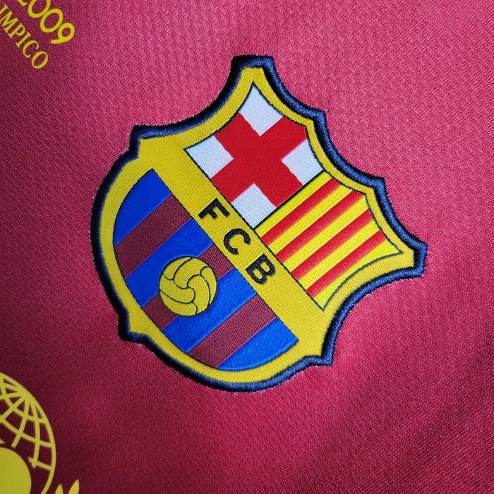 Maillot rétro domicile de Barcelone pour la finale de l'UCL 2008/2009