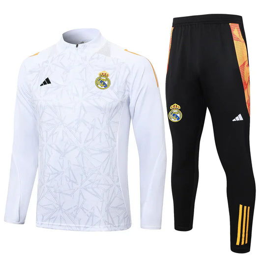 Survêtement noir et blanc Real Madrid II