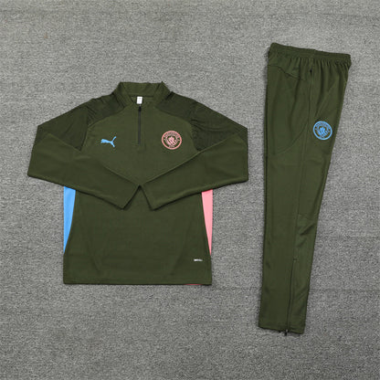 Survêtement vert militaire de Manchester City